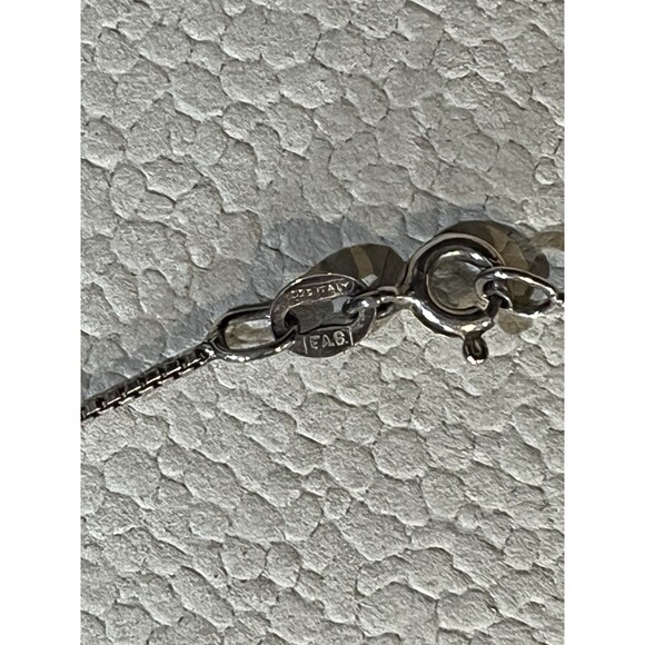 Silpada Sterling 925 Button Frame Mother of Pearl EARRINGS Necklace SET Italy - Picture 7 of 10